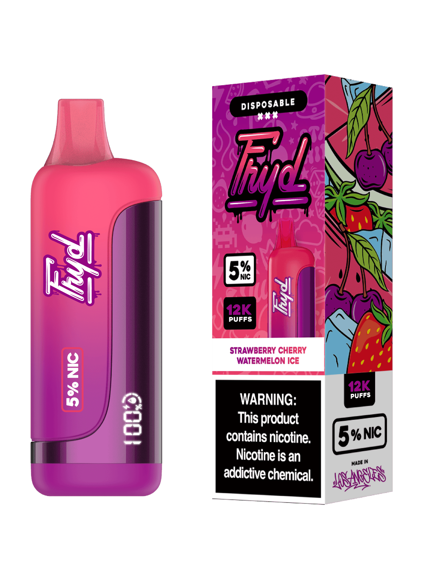 FRYD Disposable 12,0000 Puffs (17mL) 50mg Best Sales Price - Disposables