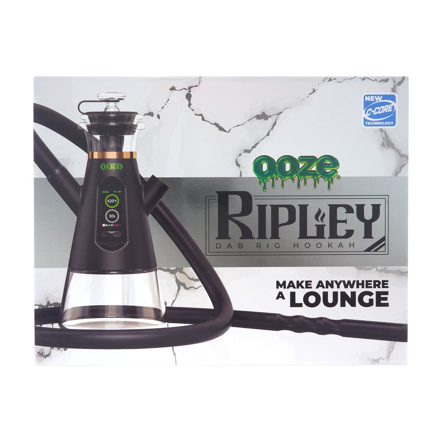 Ooze Ripley Dab Rig Hookah 2400mAh C-Core