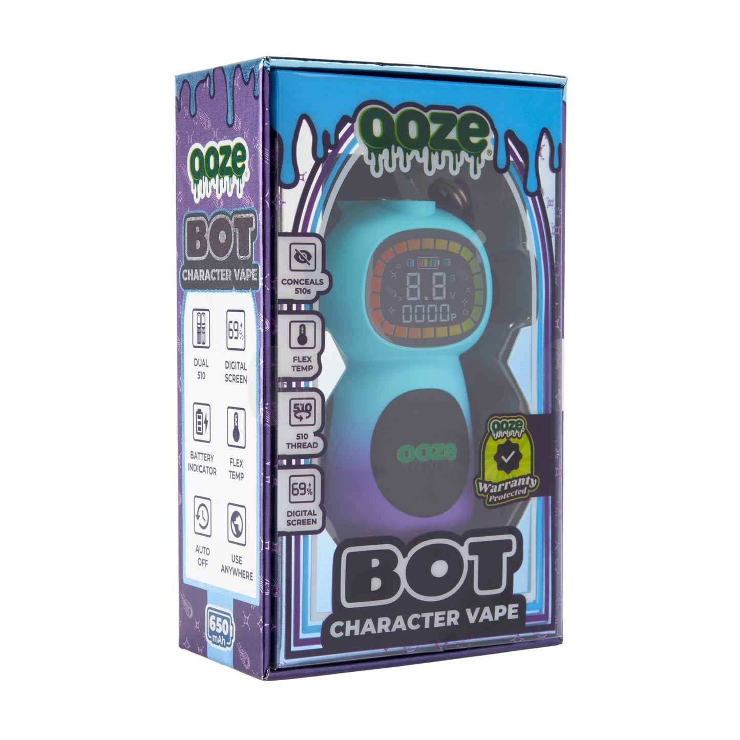 Ooze Bot 650mAh Character Vape Battery