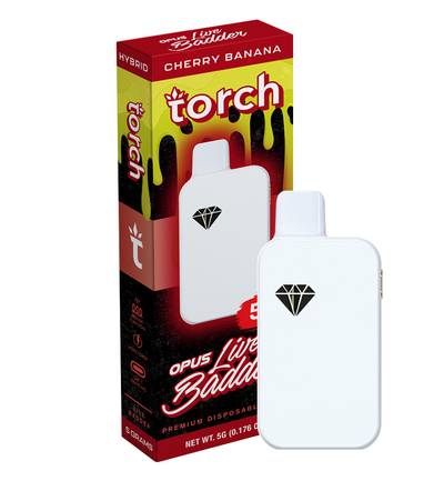 Torch Opus Live Badder Blend Cherry Banana | Hybrid | 5g Best Sales Price - Vape Pens