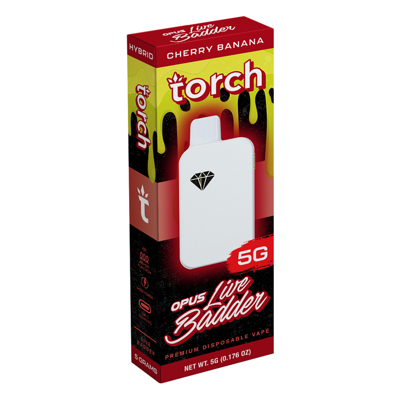 Torch Opus Live Badder Blend Cherry Banana | Hybrid | 5g Best Sales Price - Vape Pens