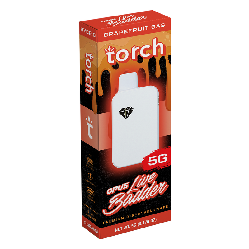 Torch Opus Live Badder Blend Grapefruit Gas | Indica | 5g Best Sales Price - Vape Pens