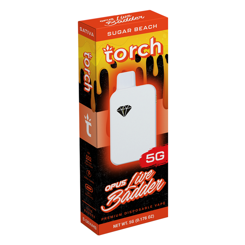 Torch Opus Live Badder Blend Sugar Beach | Sativa | 5g Best Sales Price - Vape Pens