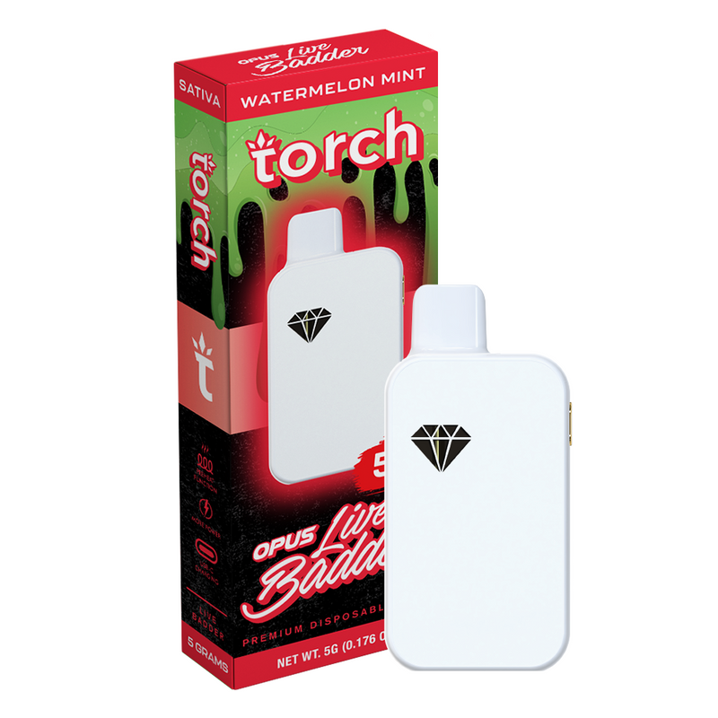 Torch Opus Live Badder Blend Watermelon Mint | Sativa | 5g Best Sales Price - Vape Pens