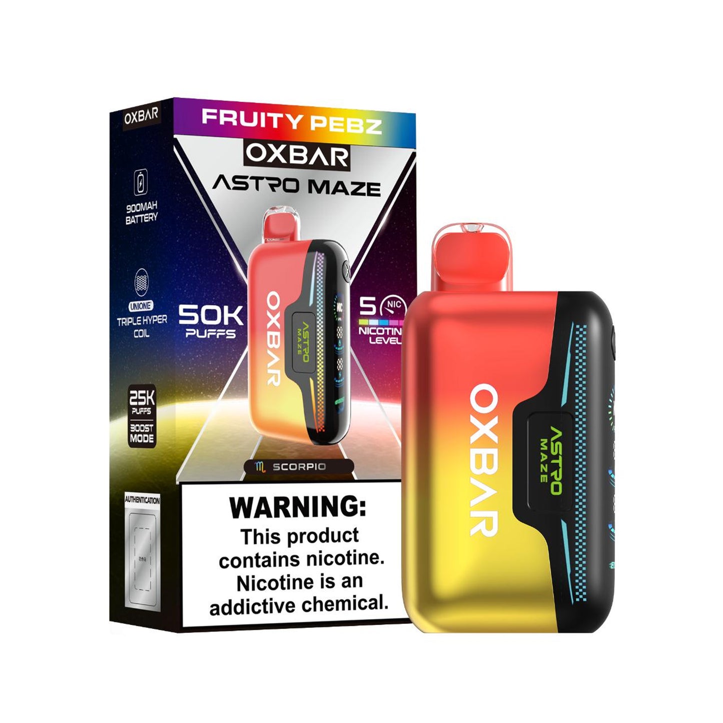 OXBAR Astro Maze Disposable (50000 Puffs) - Buy 1 Get 1 Free