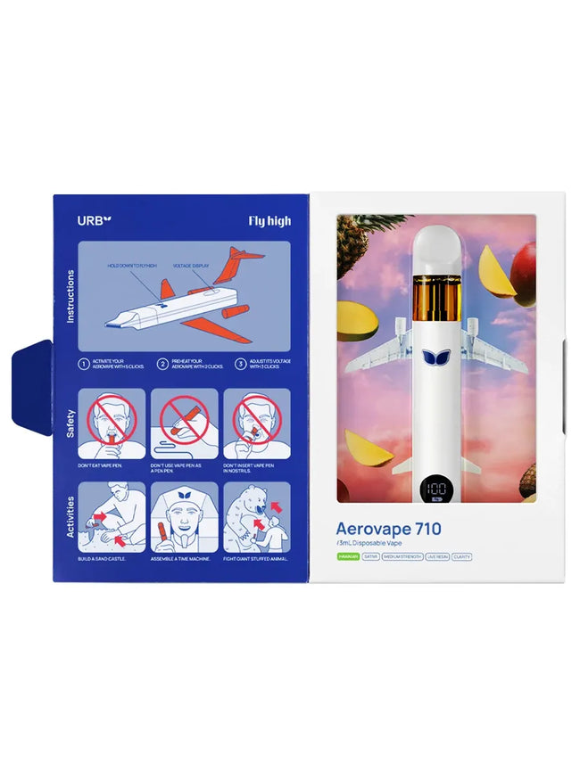 Hawaiian Trainwreck URB Aerovape 710 Clarity Disposable 3G