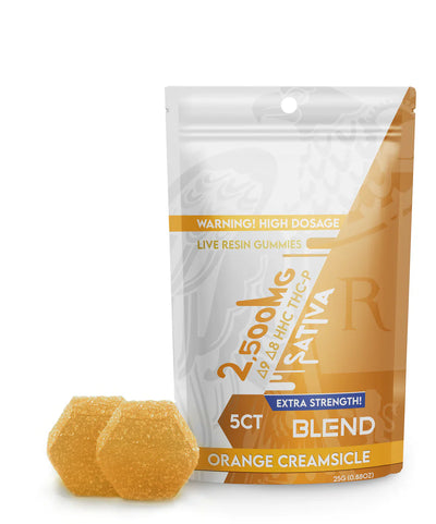 Blend Live Resin Delta 9 + THCP Blend Gummies 2500mg - 15000mg Best Sales Price - Gummies