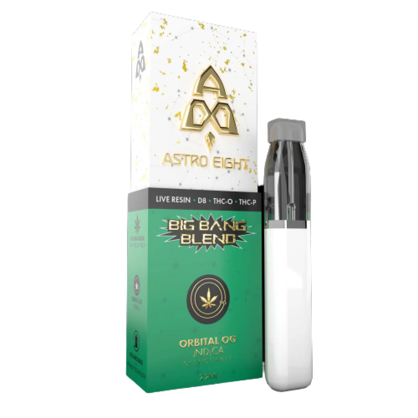 Astro Eight | Live Resin Delta 8 + THC-P Big Bang Rechargeable Disposable - 2.2mL Best Sales Price - Vape Pens