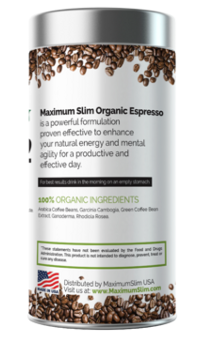 Maximum Slim Organic Espresso