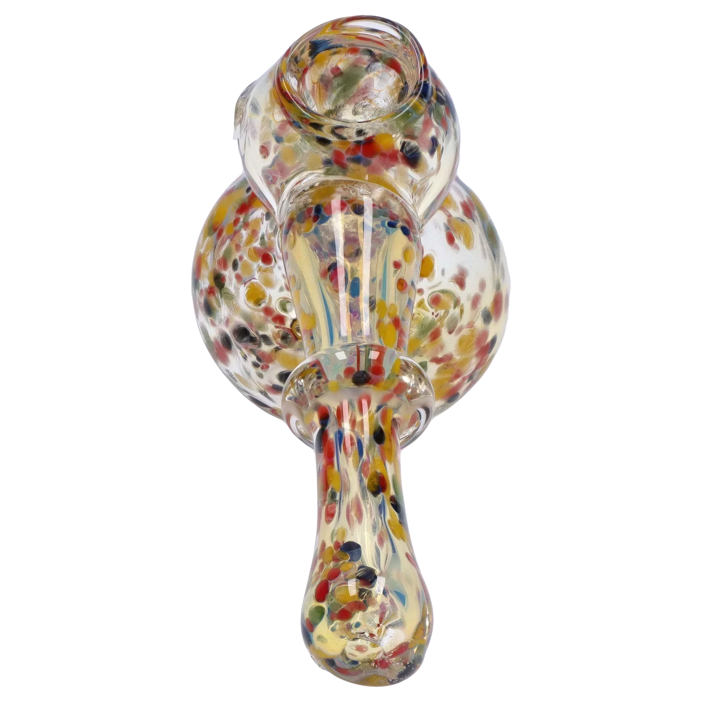 DankStop Rainbow Frit Hammer Bubbler - 5 in.