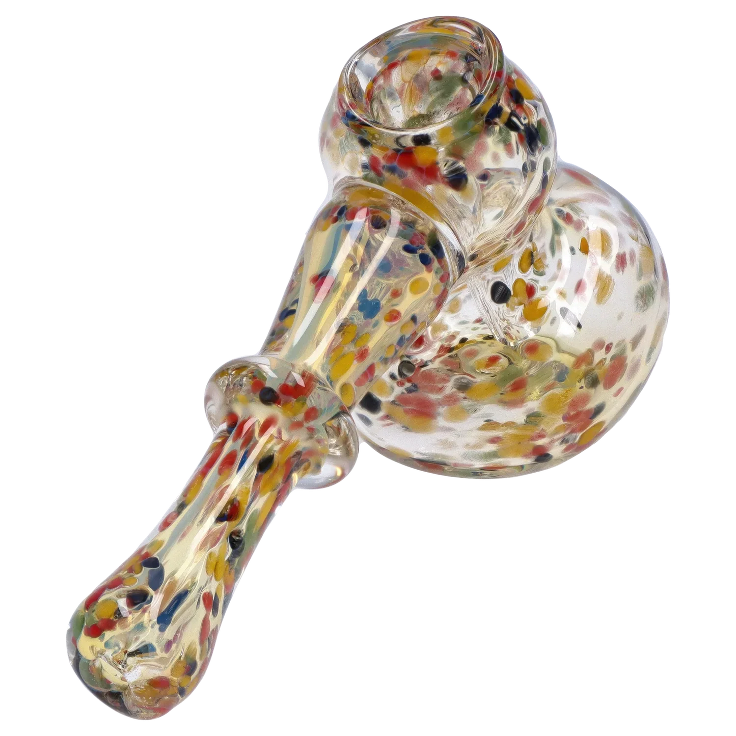 DankStop Rainbow Frit Hammer Bubbler - 5 in.