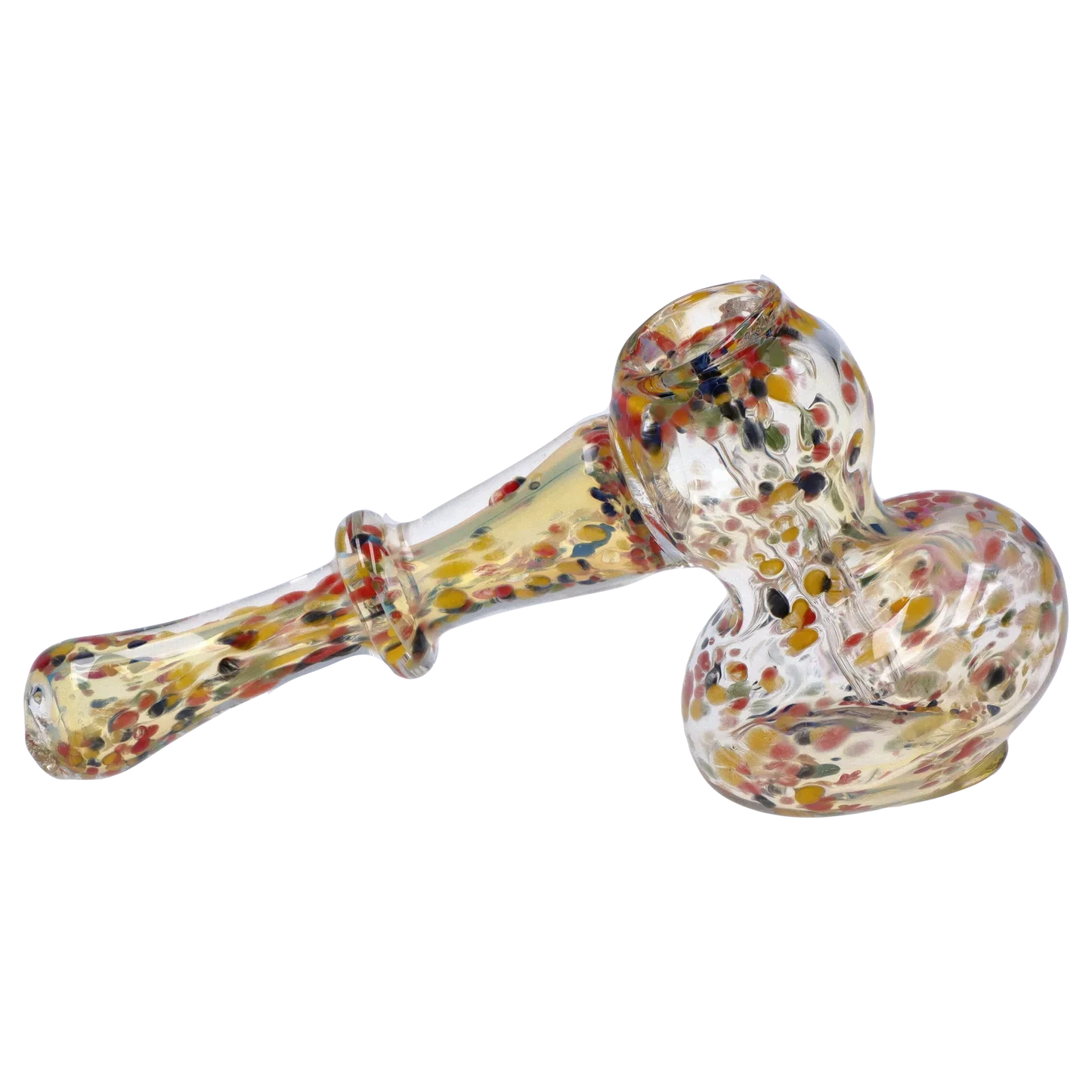 DankStop Rainbow Frit Hammer Bubbler - 5 in.