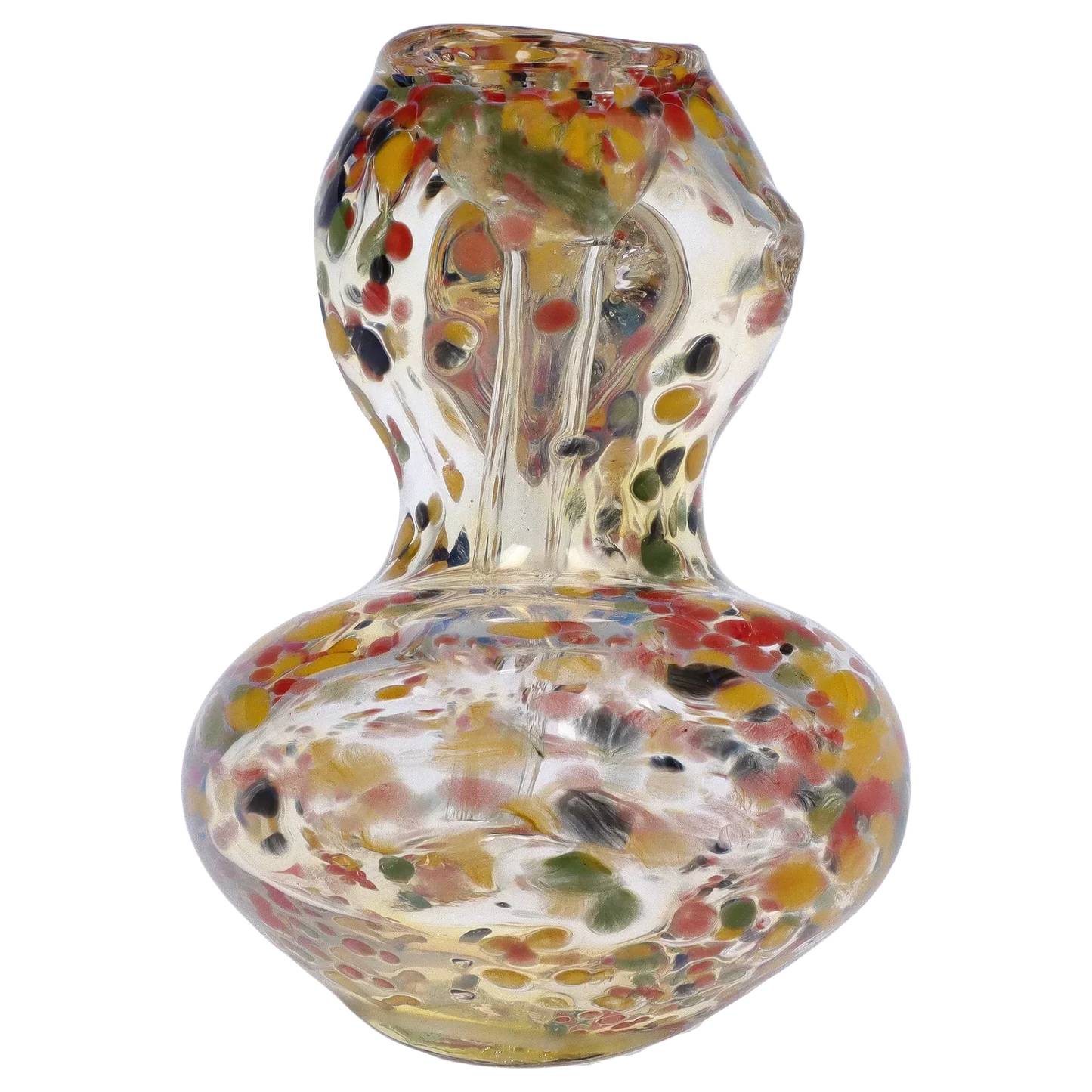 DankStop Rainbow Frit Hammer Bubbler - 5 in.
