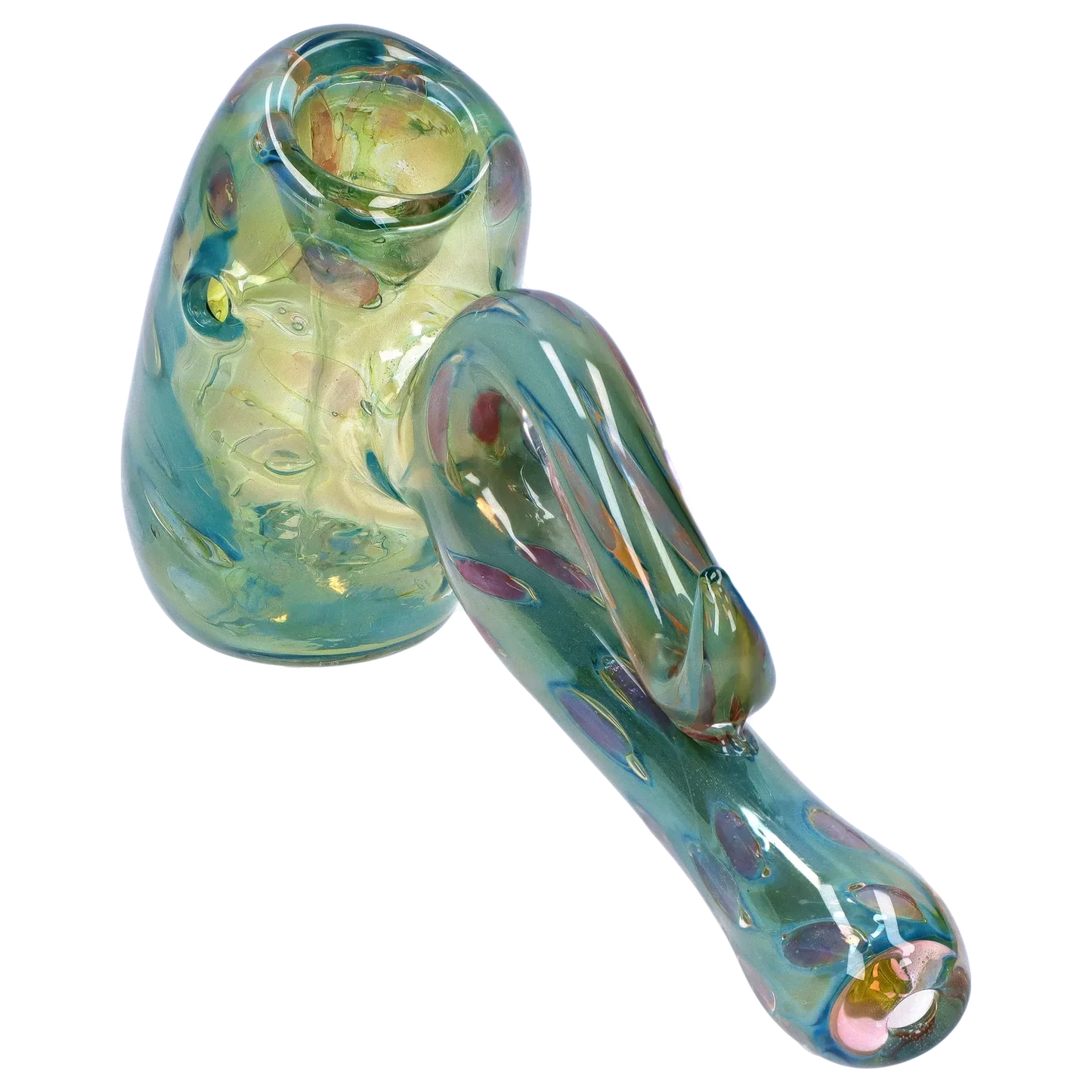 DankStop Gold Fume Bubble Trap Hammer Bubbler - 6 in.