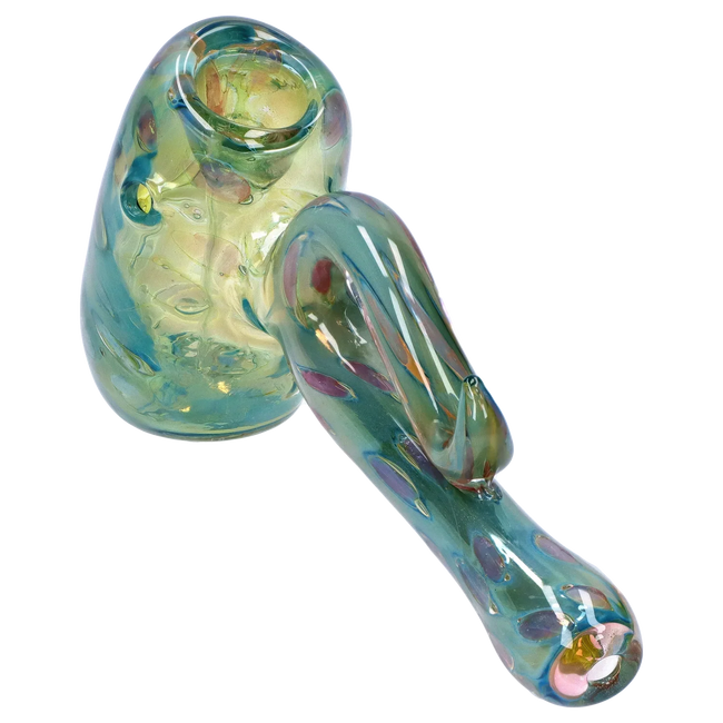 DankStop Gold Fume Bubble Trap Hammer Bubbler - 6 in.
