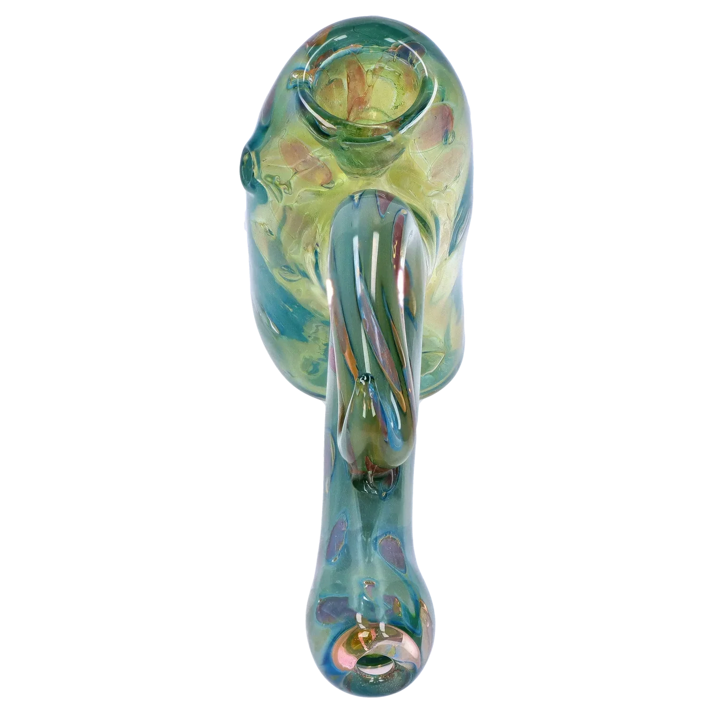 DankStop Gold Fume Bubble Trap Hammer Bubbler - 6 in.