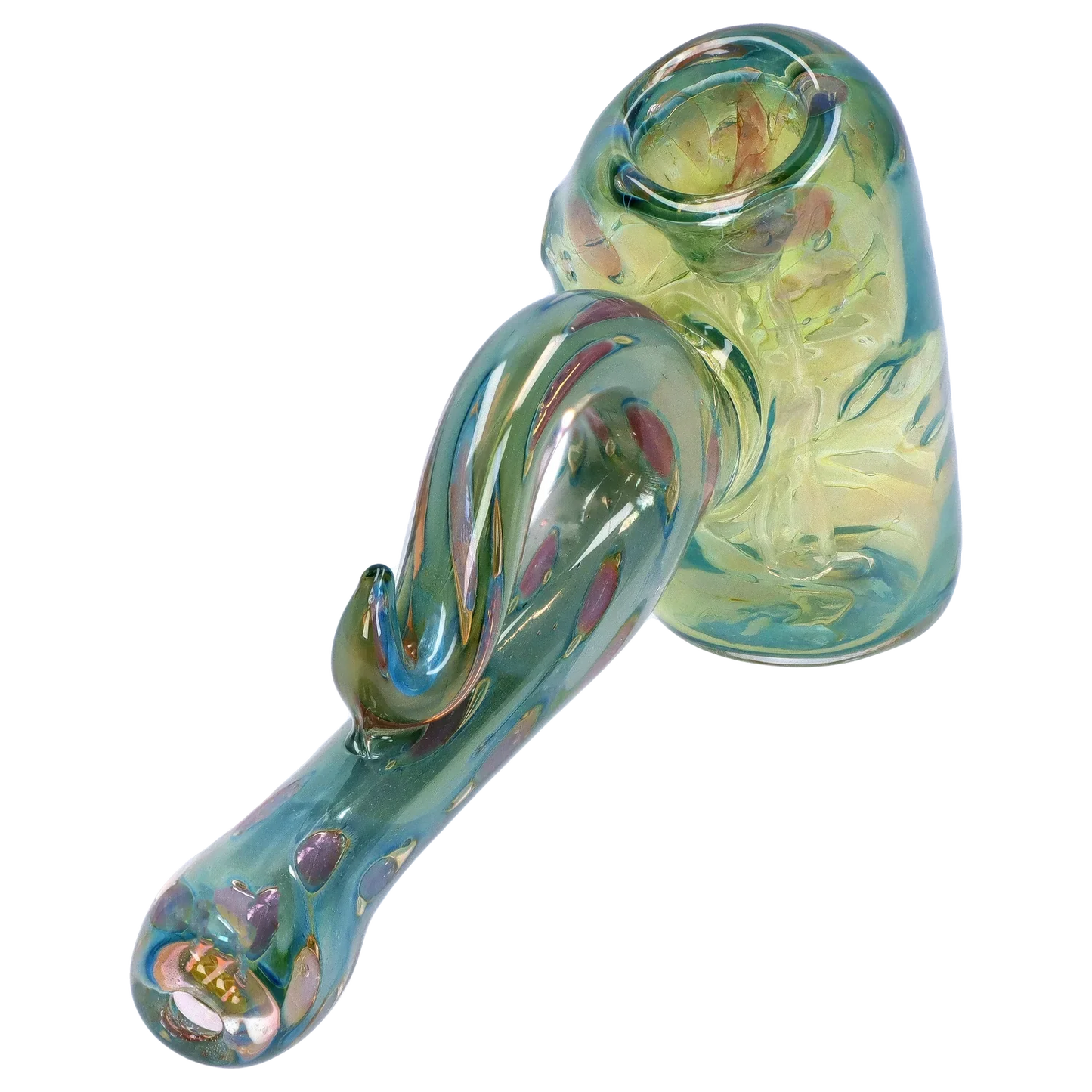 DankStop Gold Fume Bubble Trap Hammer Bubbler - 6 in.
