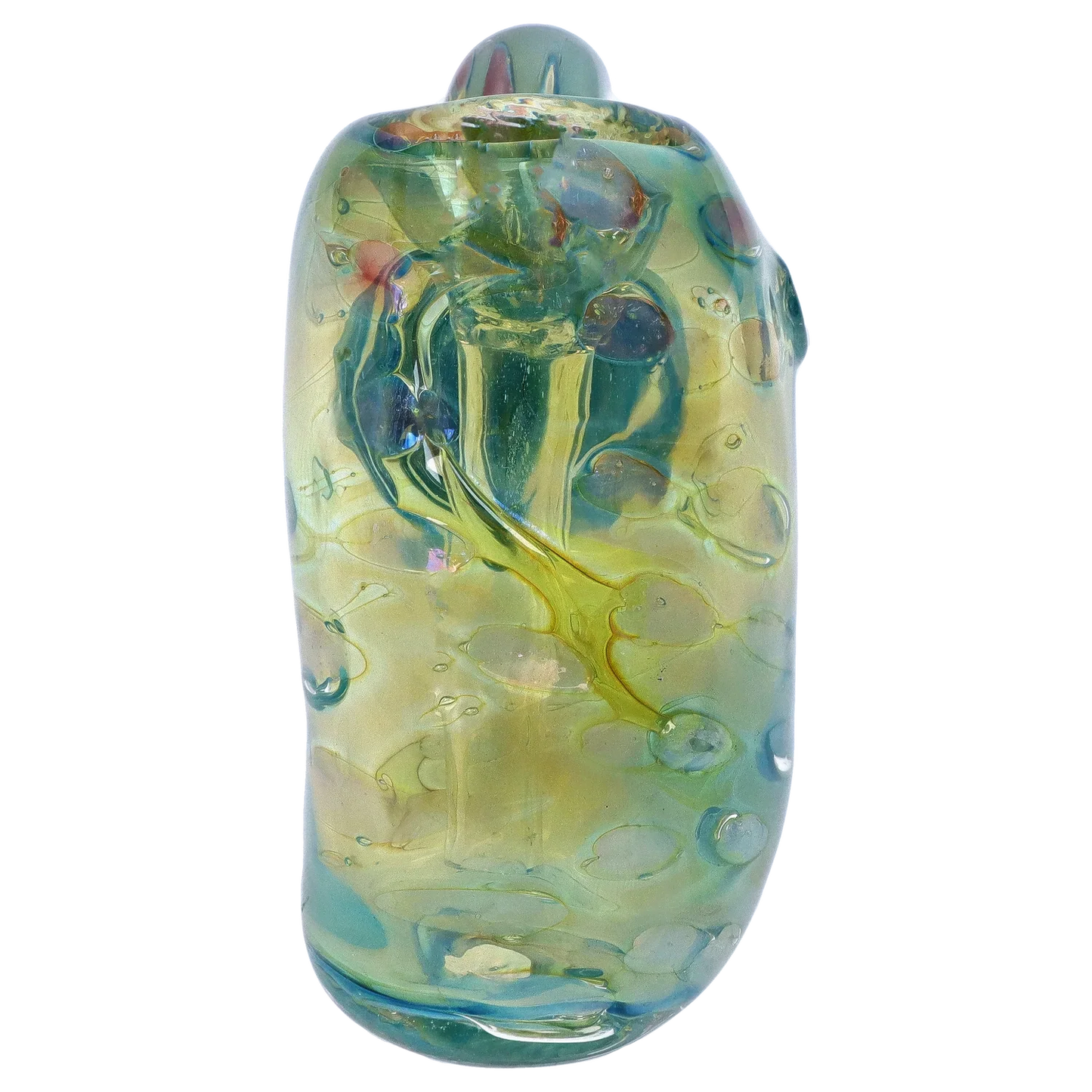 DankStop Gold Fume Bubble Trap Hammer Bubbler - 6 in.