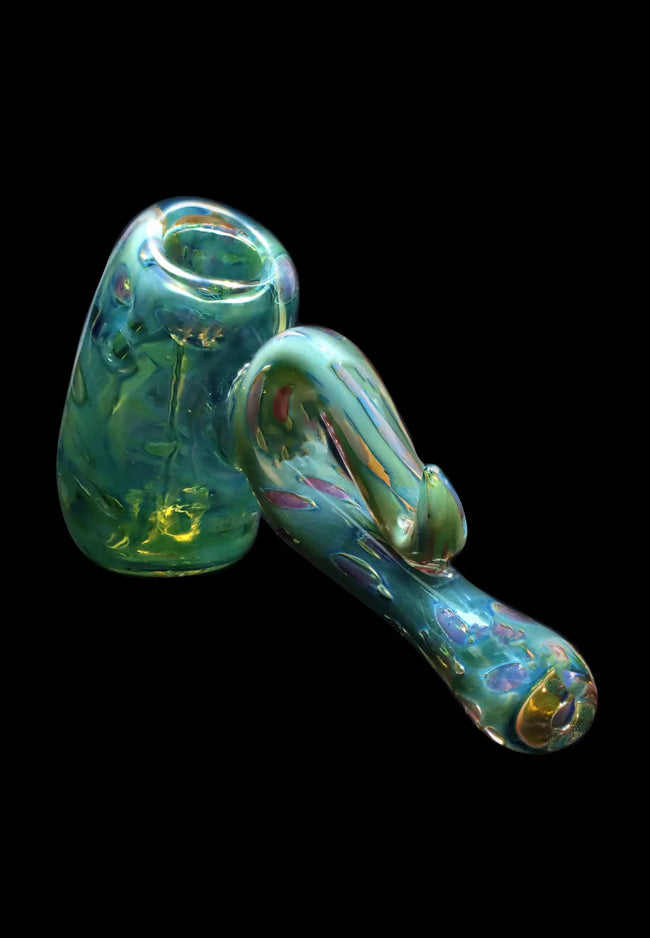 Smoke Cartel Gold Fume Bubble Trap Hammer Bubbler - 6 in.
