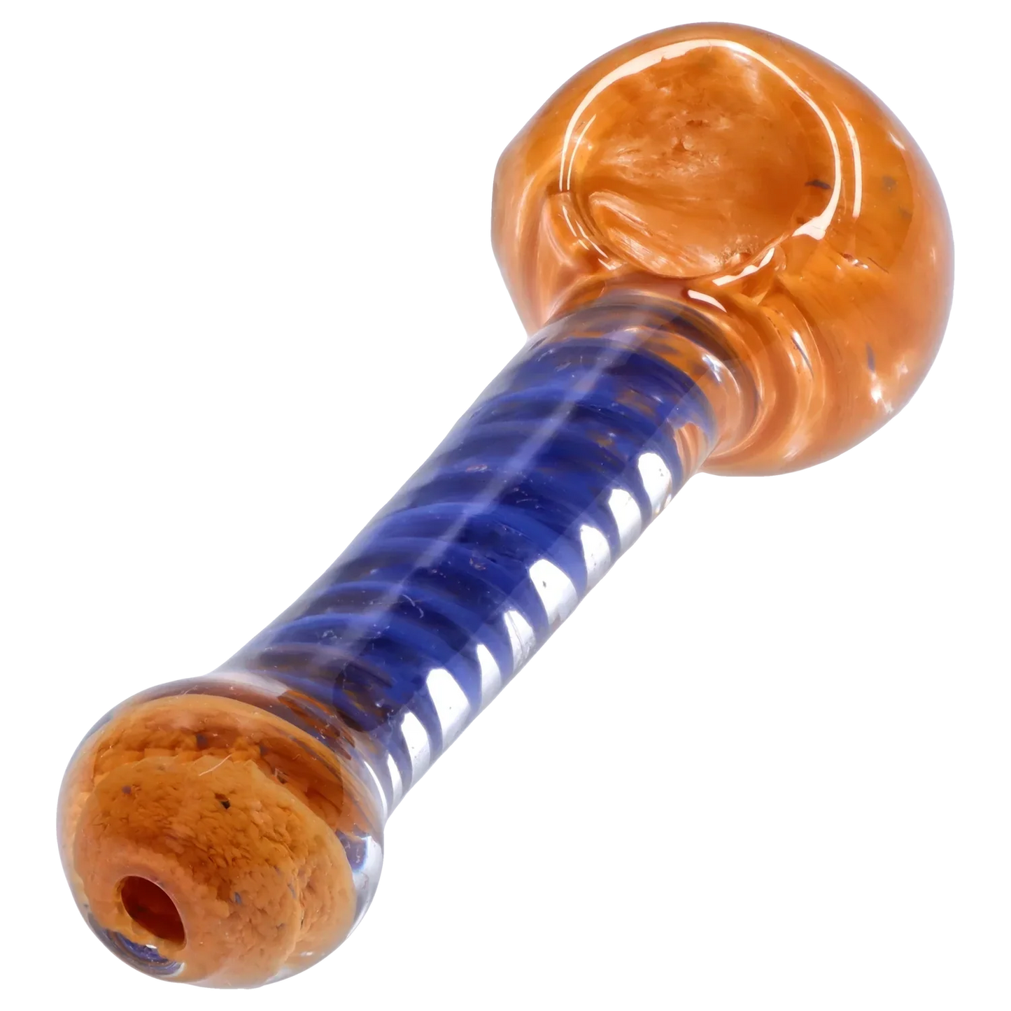 DankStop Frit Spiral Spoon Pipe - 4.5 in.