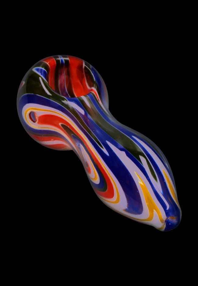 Smoke Cartel Slime Reversal Wig Wag Spoon Pipe - 4.5 in.