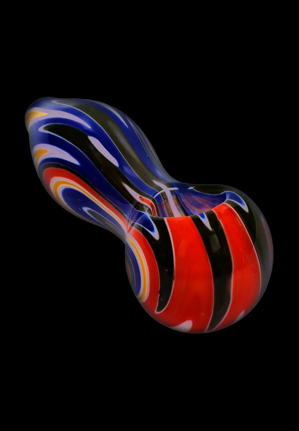 Smoke Cartel Slime Reversal Wig Wag Spoon Pipe - 4.5 in.