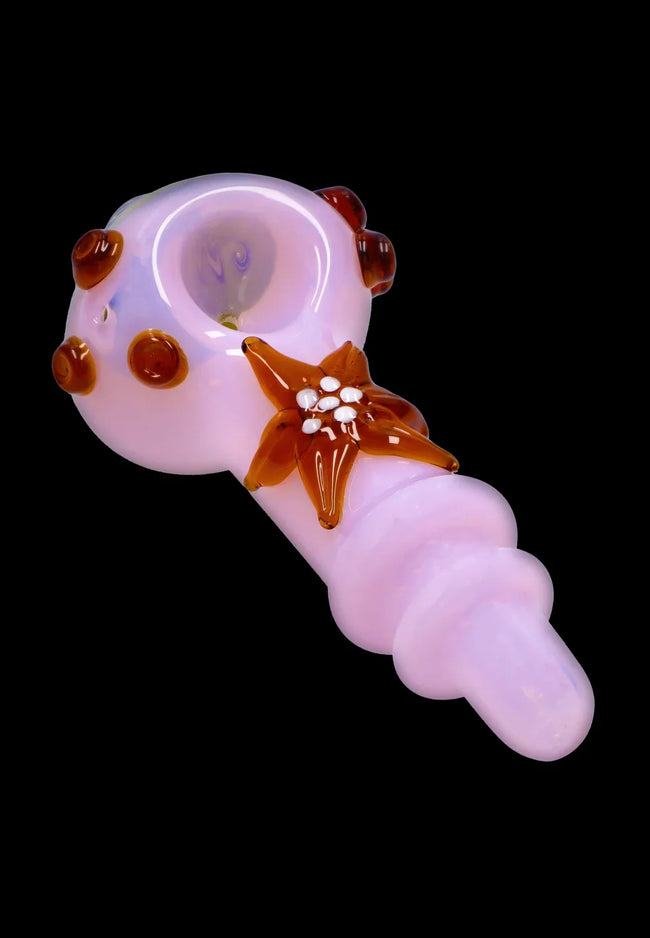 Smoke Cartel Star Reversal Spoon Pipe - 4.5 in.