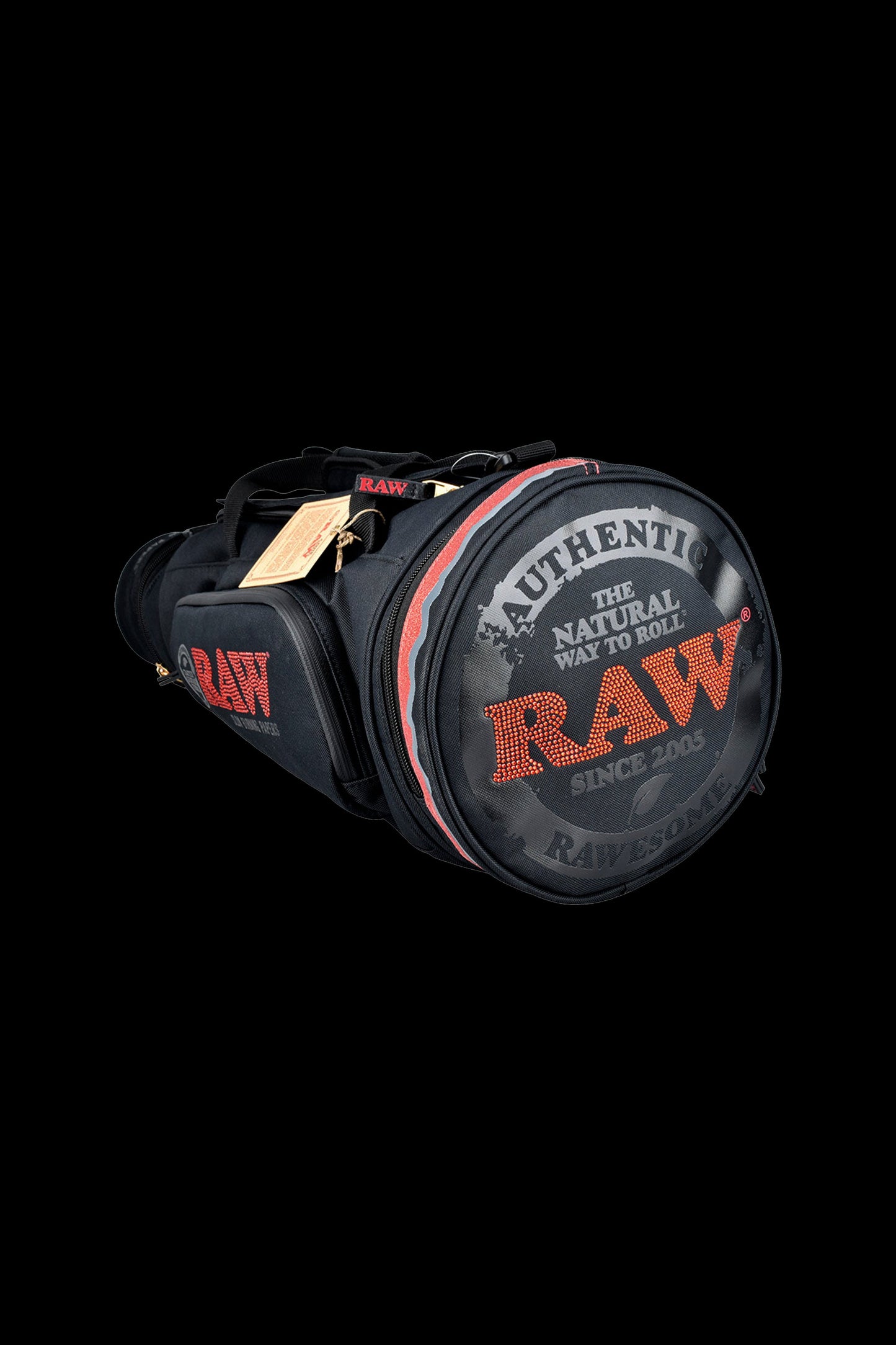 RAW Multi-Compartment Cone Duffel Bag - Black Best Sales Price - Merch & Accesories