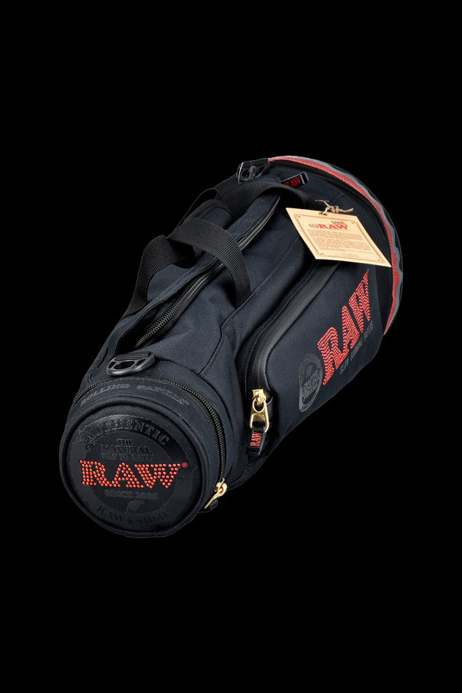 RAW Multi-Compartment Cone Duffel Bag - Black Best Sales Price - Merch & Accesories