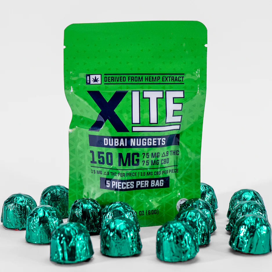 Xite D9 Dubai Nuggets (5ct Bag) Best Sales Price - Gummies