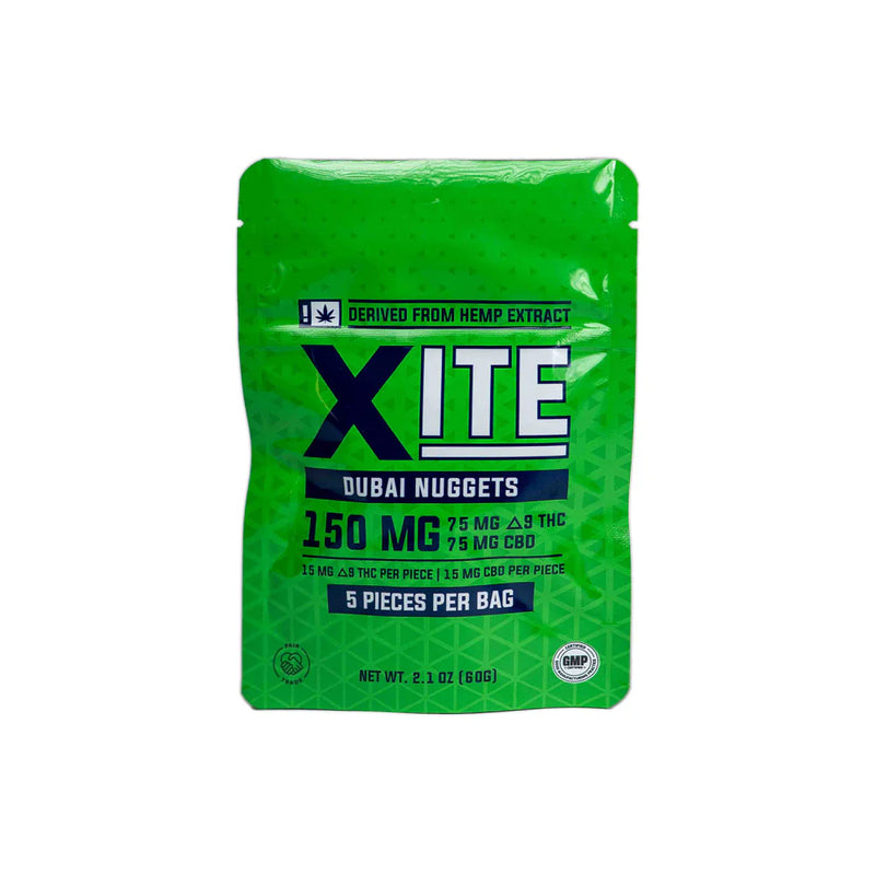 Xite D9 Dubai Nuggets (5ct Bag) Best Sales Price - Gummies