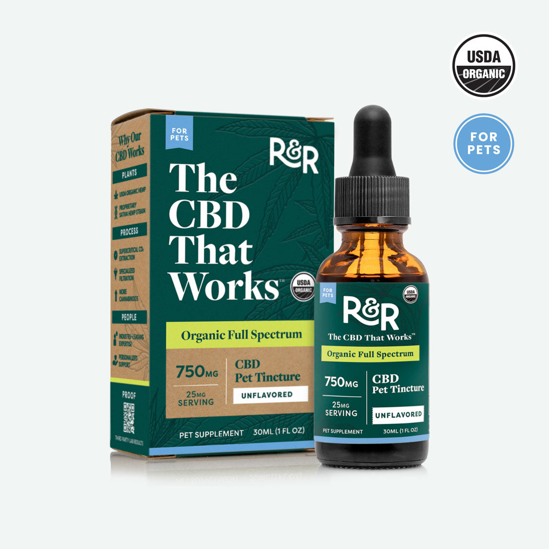 R&R CBD Multifunctional CBD Pet Tincture