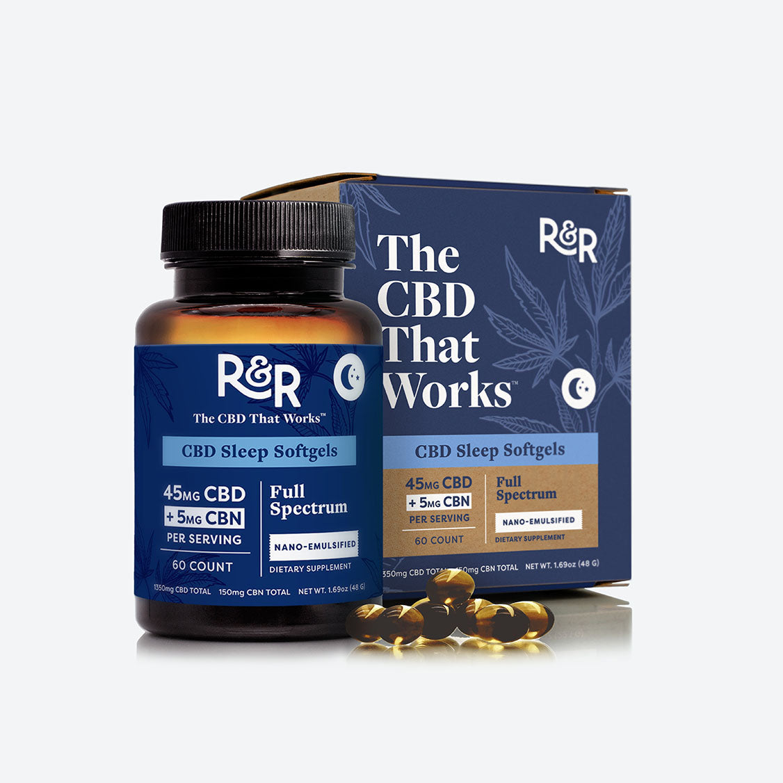 R&R CBD Sleep Softgels