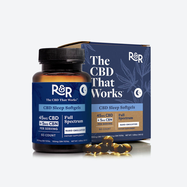 R&R CBD Sleep Softgels