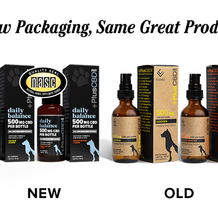 PlusCBD PET CBD OIL 500MG PEANUT BUTTER