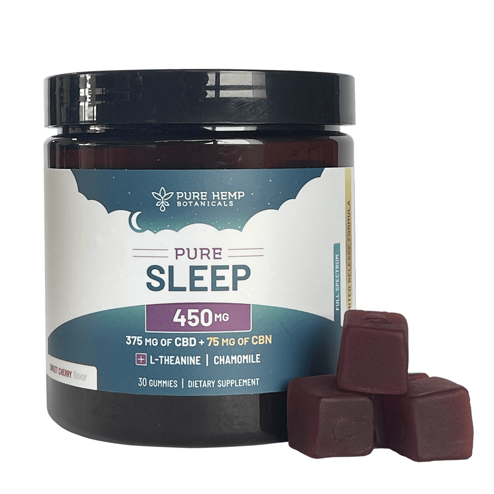 Pure Hemp Botanicals 450mg Pure Sleep Gummies Best Sales Price - Gummies