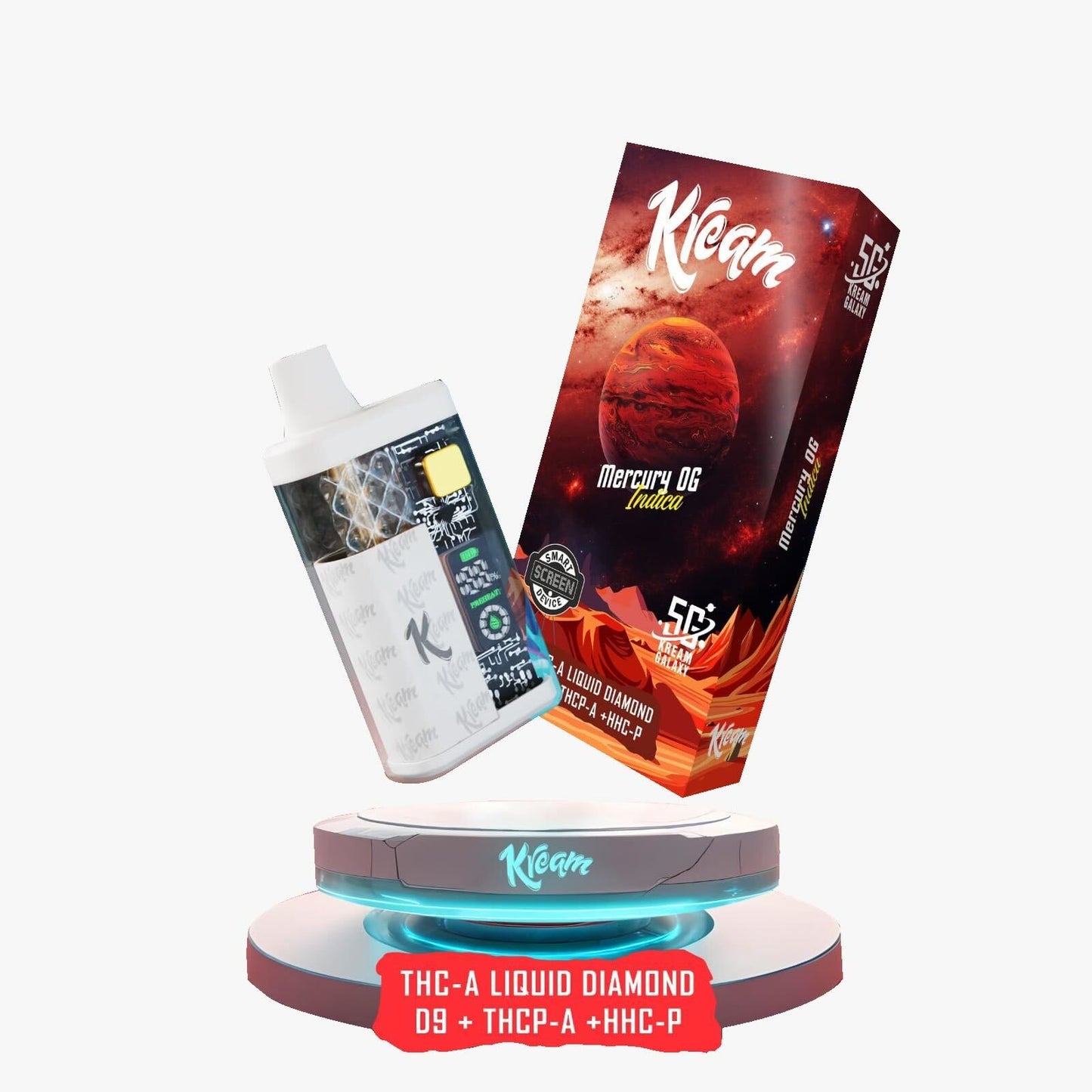 Kream Galaxy THC-A Liquid Diamond Blend Disposable (5000mg)