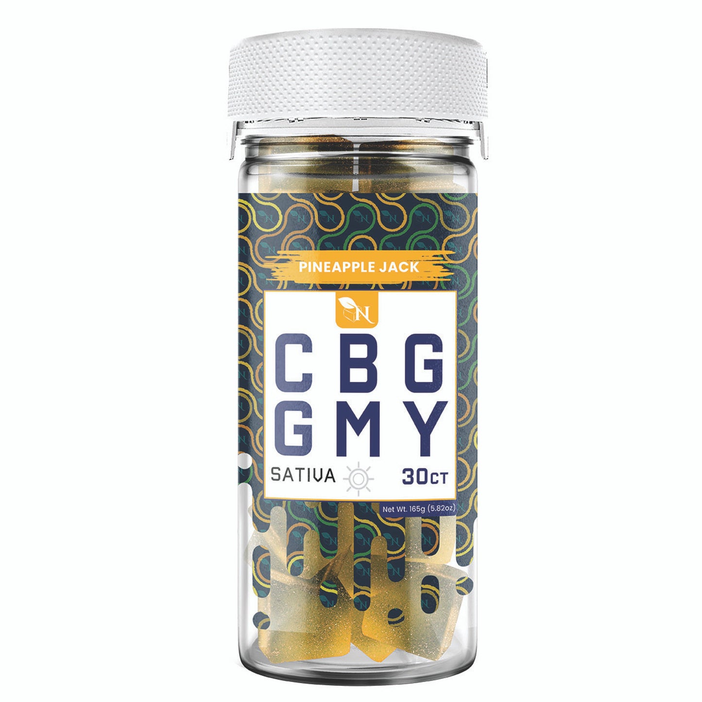A Gift From Nature CBG GUMMIES - FOR ENERGY - 30CT Pineapple Jack 1500mg (50mg ea.) –  SATIVA
