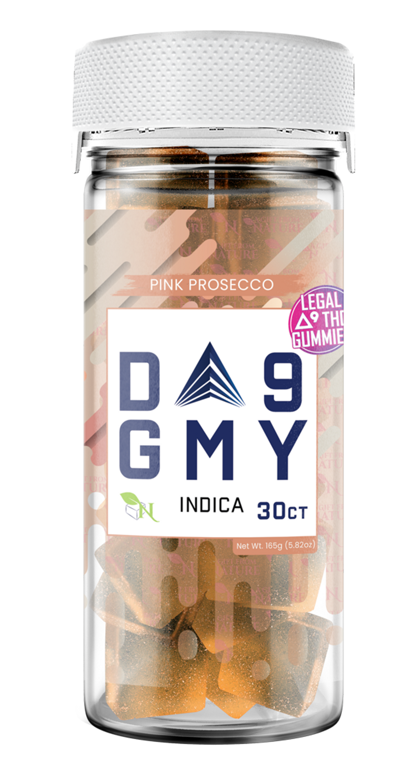DELTA 9  GUMMIES - 30CT Pink Prosecco 810mg (15mg ea.) – INDICA