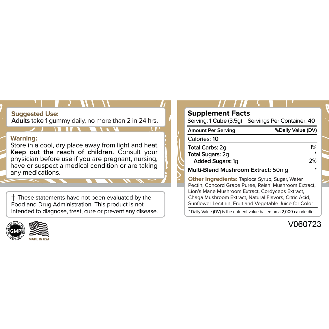 Premium Jane 4 Blend Mushroom Gummies