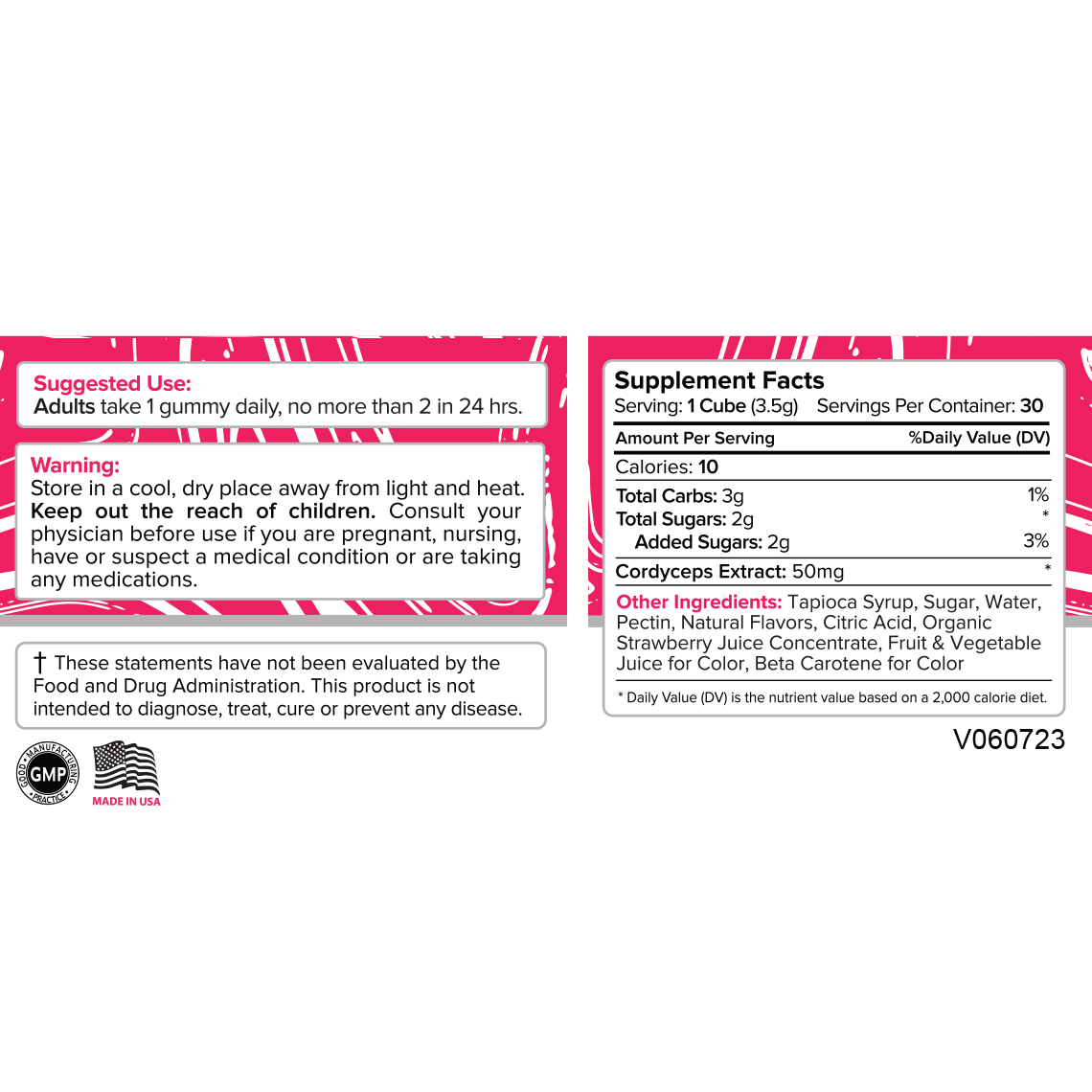 Premium Jane Cordyceps Mushroom Gummies