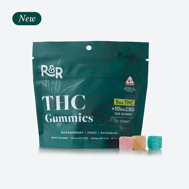 R&R CBD THC Gummies