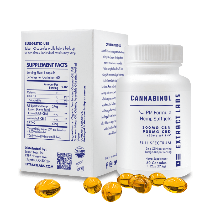 Extract Labs CBN Capsules | PM Formula