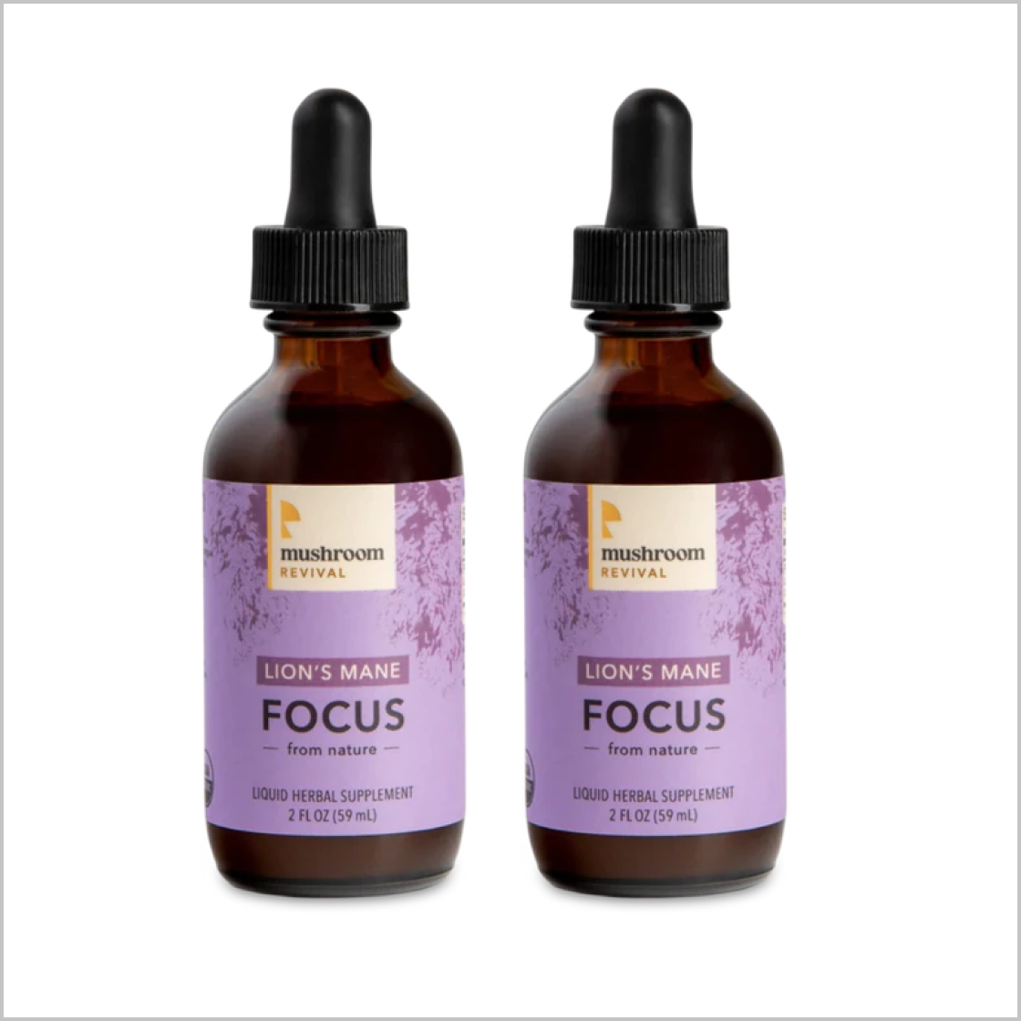 Mushroom Revival Focus Lion's Mane Tincture Best Sales Price - Tincture Oil