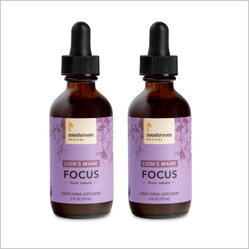 Mushroom Revival Focus Lion's Mane Tincture Best Sales Price - Tincture Oil