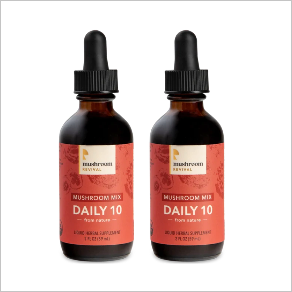 Mushroom Revival Daily 10 Mix Mushroom Tincture Best Sales Price - Tincture Oil