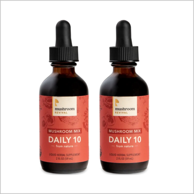 Mushroom Revival Daily 10 Mix Mushroom Tincture Best Sales Price - Tincture Oil