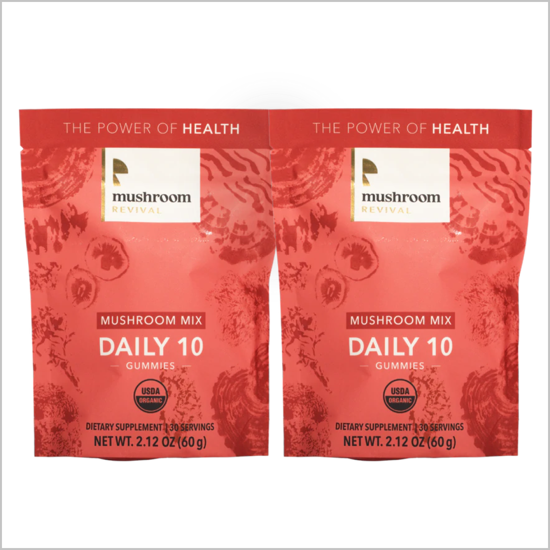 Mushroom Revival Daily 10 Mix Mushroom Gummies Best Sales Price - Gummies