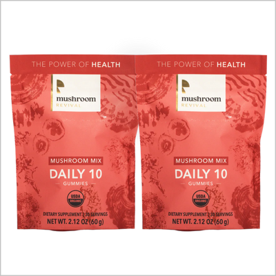 Mushroom Revival Daily 10 Mix Mushroom Gummies Best Sales Price - Gummies