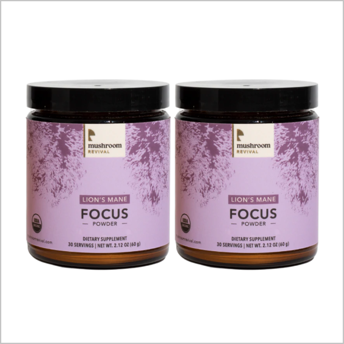 Mushroom Revival Focus Lion's Mane Powder Best Sales Price - Edibles